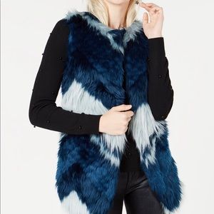 Bar III faux-fur vest